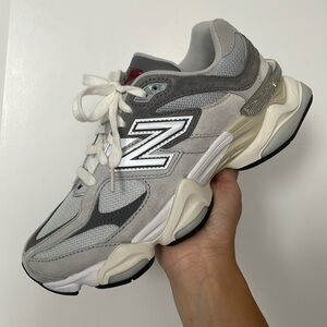 New Balance 9060 grey rain cloud with castlerock and white M 5 W 6.5